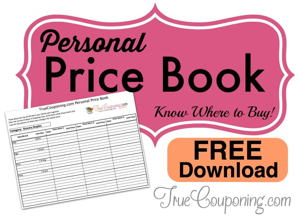FREE Price Book Download