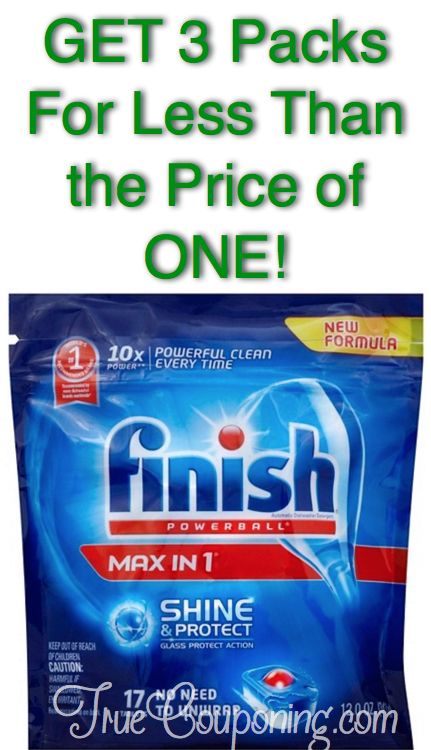 Fox Deal of the Week! Finish Dishwasher Tabs Only $1.14 Each!! {Get 3 Packs for the Price of ONE!}