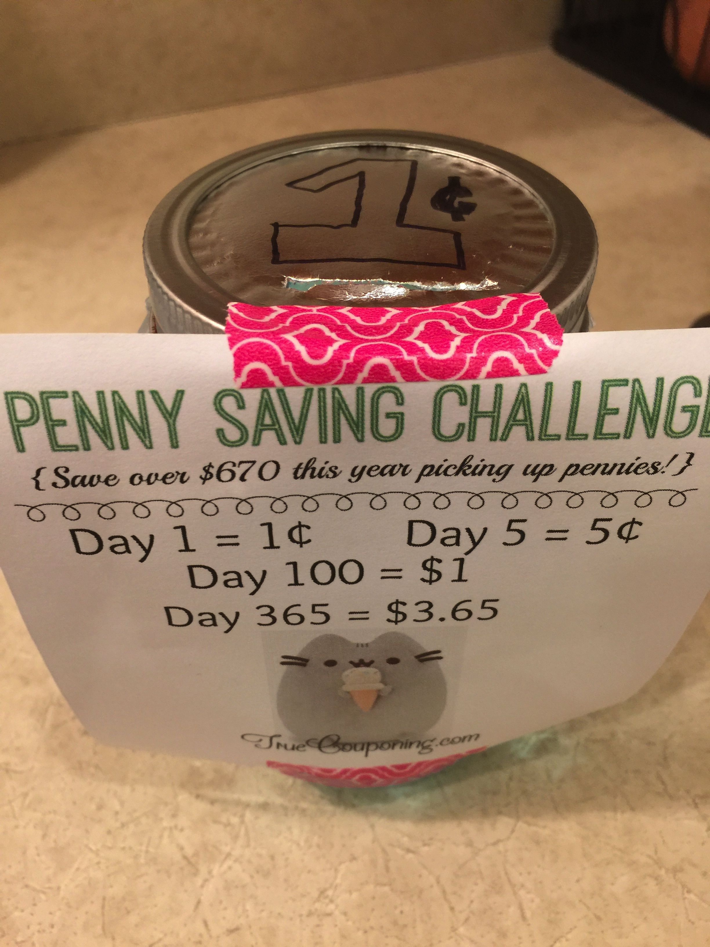 Start A Penny Challenge And Save More Money This Year 