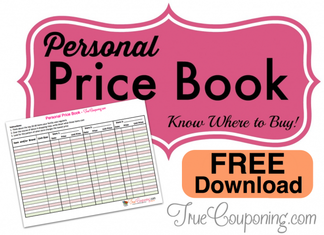 How to Create a Grocery Price Book