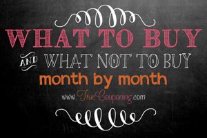 What To Buy Each Month Home Page 2