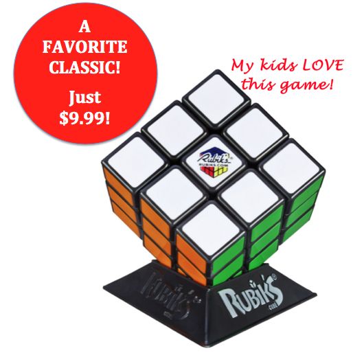 Rubik’s Cube Game just $9.99! Shipping is FREE with Prime!
