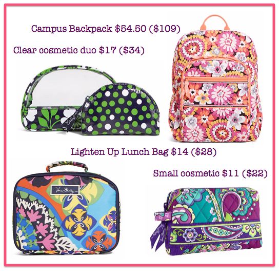 Vera Bradley Online Outlet This Weekend Only!  Save 50% on 30 Styles!