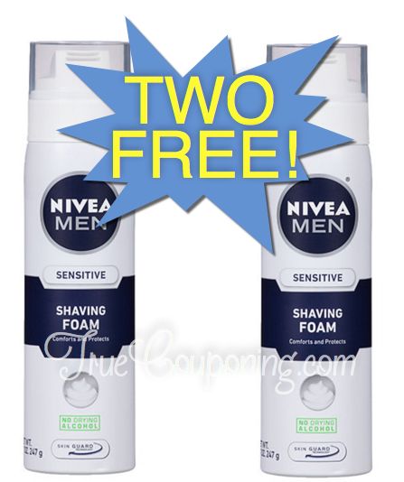 Fox Deal of the Week! TWO FREE Full-Size Cans of Nivea Shave Foam!! {Only One Coupon!}