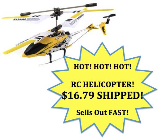RC HELICOPTER $16.79 INCLUDING SHIPPING!