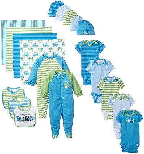 Gerber Baby Boys Gift Set 19pcs just $50 Including Shipping