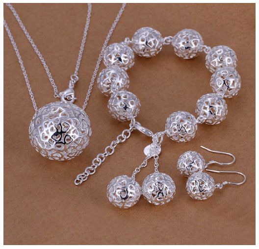 necklace, bracelet and earrings set 6-3