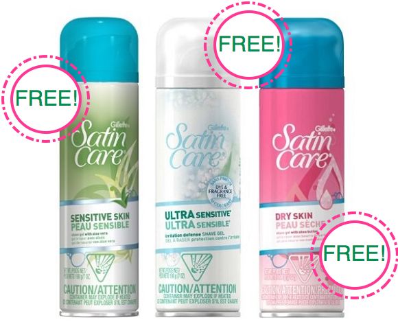 Here's the Fox Deal of the Week for FREE Satin Care Shave Gel at Walmart!!