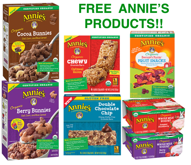 FREE Annie's Homegrown Products