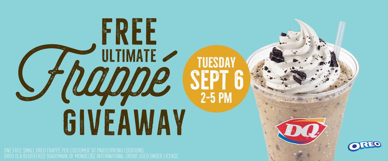 FREE Small Frappe from Dairy Queen