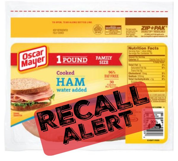 Oscar Mayer Ham Recall! Check Your Fridge or Freezer for these UPC Codes: