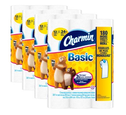 Charmin Basic Toilet Paper 48 rolls