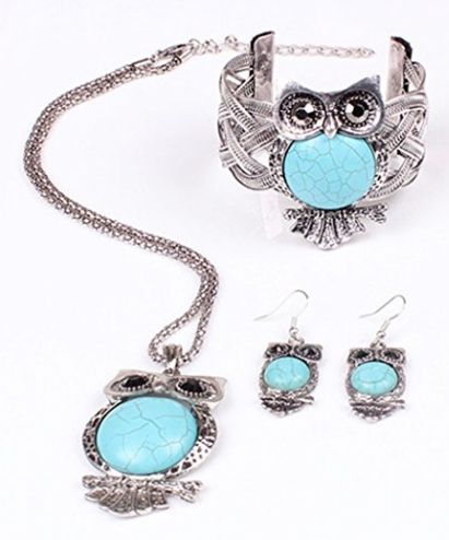 owl jewelry set 10-18