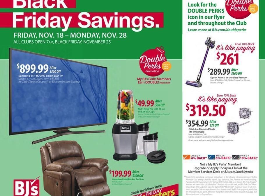 BJ's Black Friday Ad Scan 2016  {with Printable Shopping List Feature!}