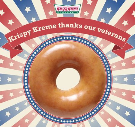 FREE Krispy Kreme Veterans Day