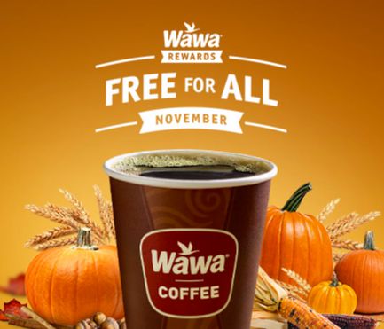 FREE Coffee at Wawa! TODAY {and Every Friday in November}!