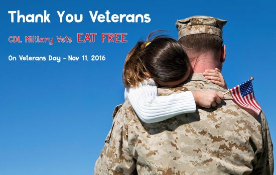 TravelCenters America Veterans Day FREE