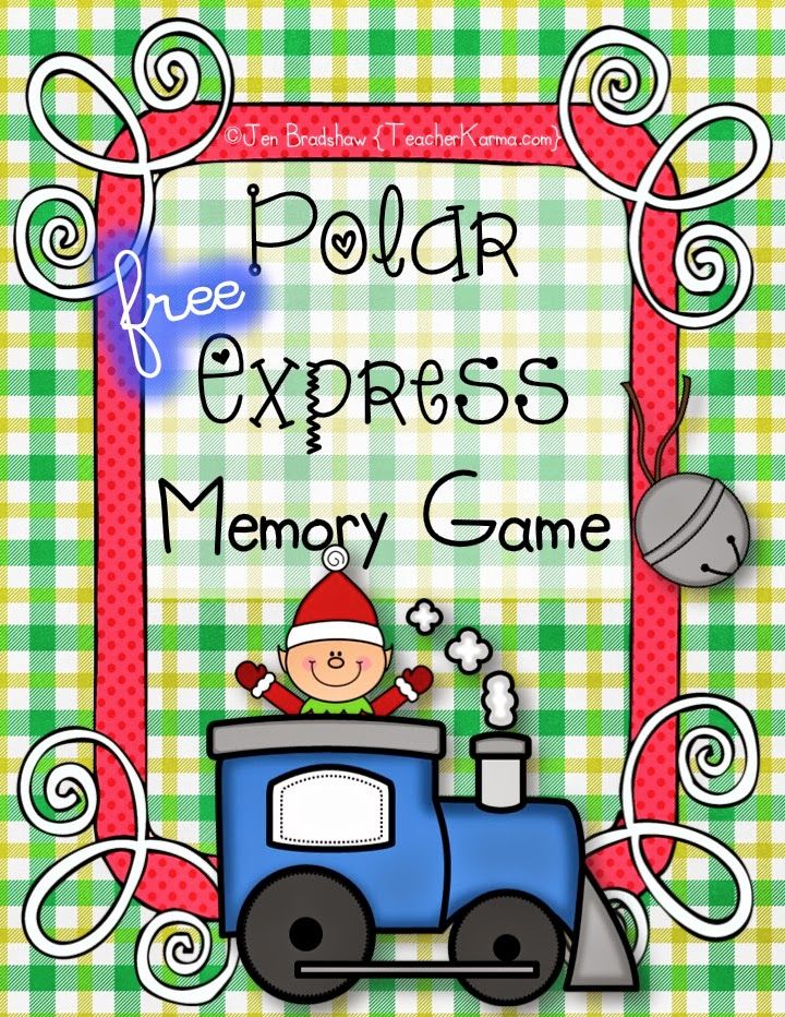 FREE Polar Express Memory Game!