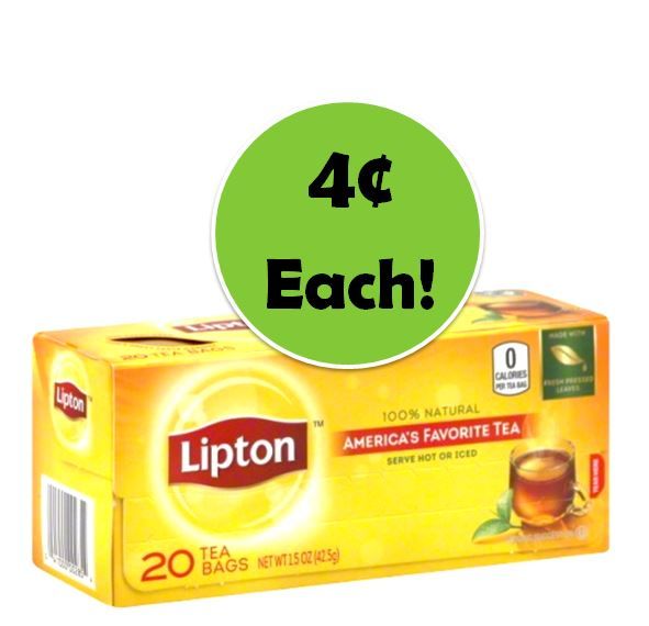 Fox Deal of the Week! Get A Box Of Lipton Tea For Only 4 Cents!!