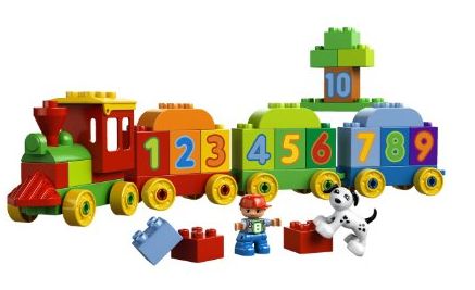 lego duplo number train set 12-9
