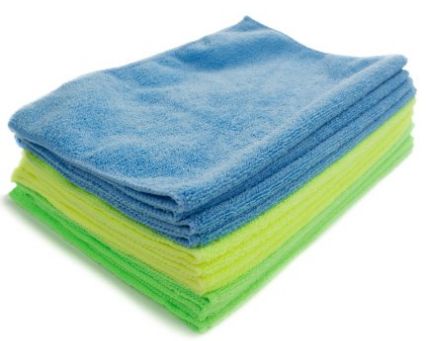 Microfiber Cloths Make for Lint-free Streak-free Cleaning