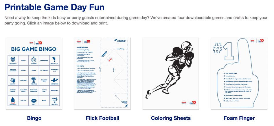 FREE Football Game Day Printable Games & Crafts!