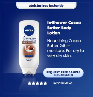 FREE Nivea In-Shower Body Lotion!