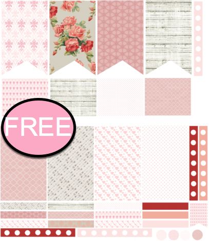 FREE Valentine Themed Planner Printables