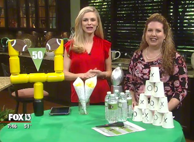 {Video Replay} Fox 13 Savings Segment ~ How to Throw a Super Bowl Party Without Breaking the Bank!