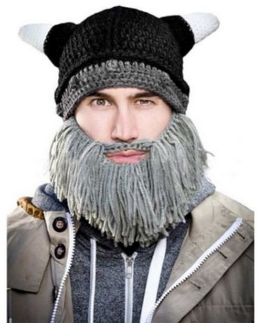 beard wig knit hat 1-19