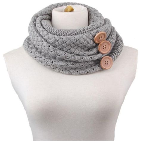 button scarf 1-21