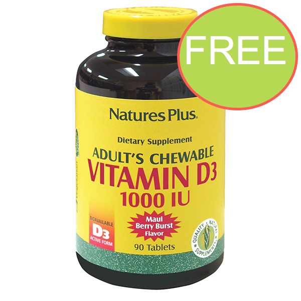 FREE Adult Chewable Vitamin D3!
