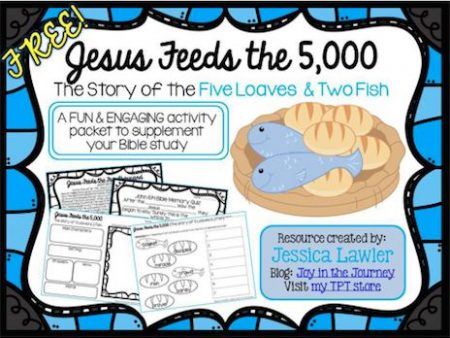 FREE Jesus Feeds the 5,000 Unit Printable!
