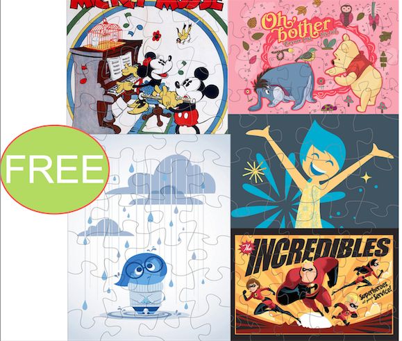FREE Disney Printable Puzzles!