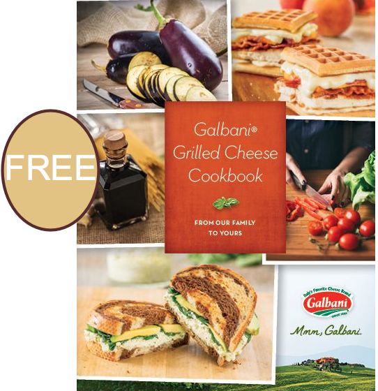 free galbani grilled cheese ecookbook 2-1
