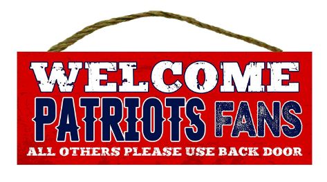 ne patriots wooden welcome sign 1-30
