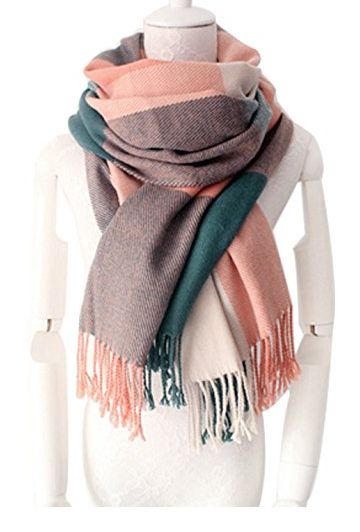 plaid blanket scarf 1-14