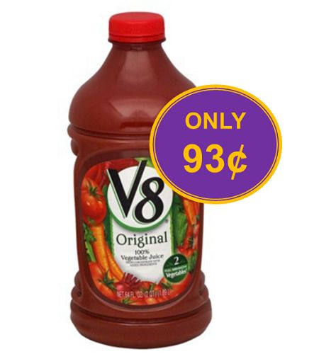 V8 100% Vegetable Juice ONLY 93¢ Each @ Publix ~ Hurry & Print Now! ~ Starts Today!