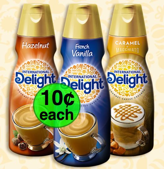 Fox Deal of the Week! TWO Bottles of International Delight Coffee Creamer for ONLY TWO DIMES TOTAL!!