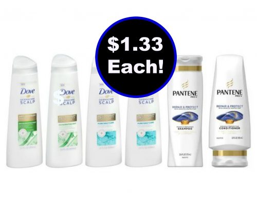 RIGHT NOW Get Over $25 in Dove Dermacare and Pantene Pro-V Hair Care for Under $8 at Walgreens!