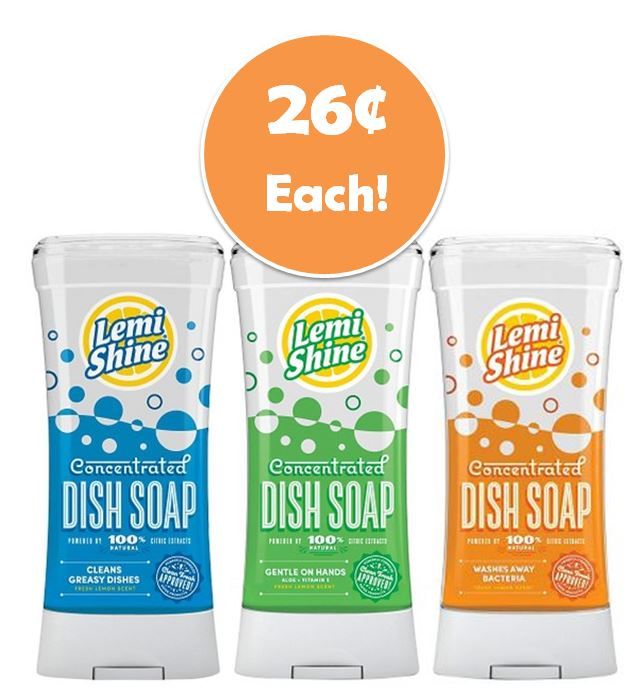 Stock Up on Lemi Shine Detergent Booster & Rinse Aid ONLY 1.22 Each