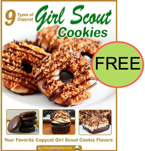 FREE 9 Types of Copycat Girl Scout Cookies eCookbook!