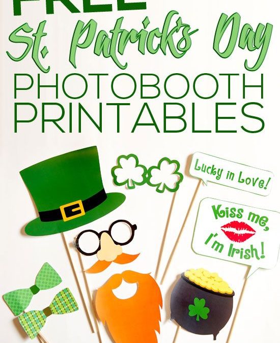 FREE St. Patrick's Day Photobooth Printables!