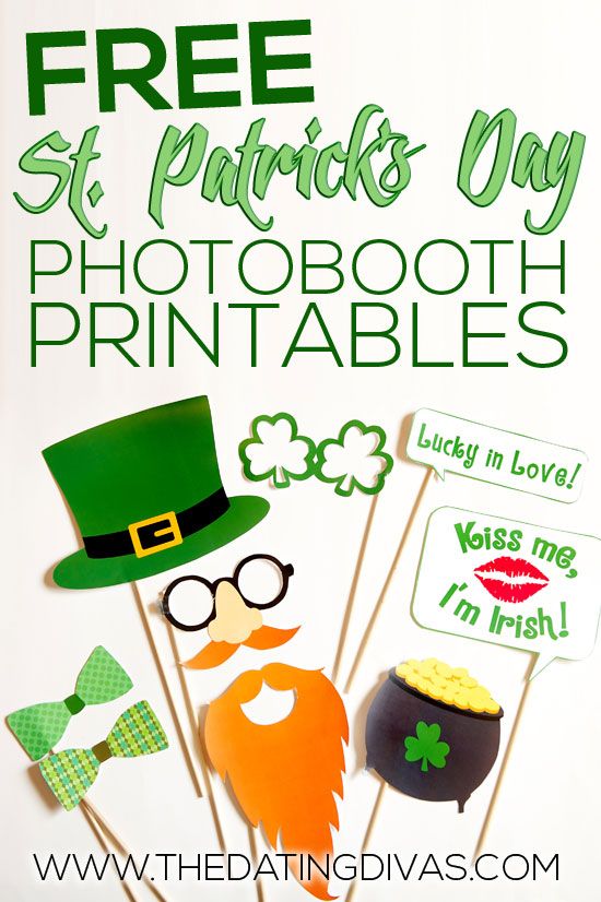 FREE St. Patrick's Day Photobooth Printables!