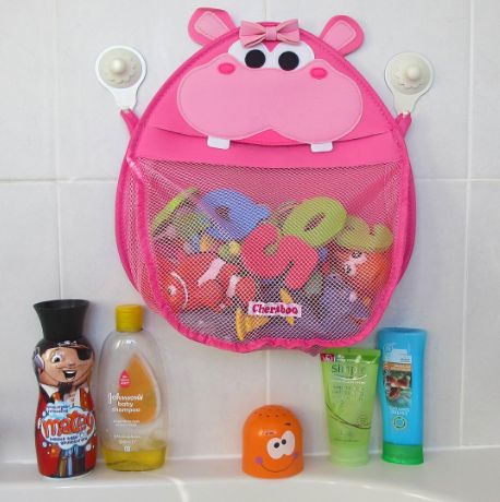 Henrietta Hippo Bath Toy Organizer