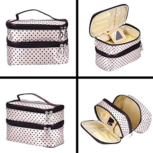 Double Layer Cosmetic Travel Bag LESS THAN $6 INCLUDING SHIPPING!