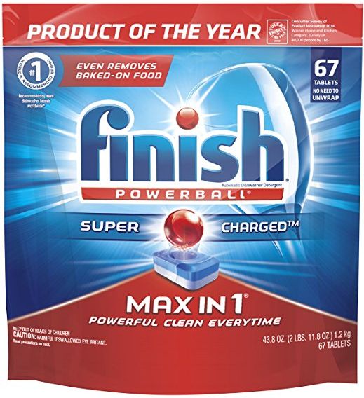 Finish Max Dishwasher Detergent Tabs