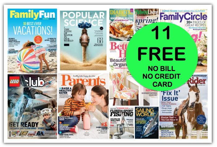 FREE Family Fun Annual Magazine Subscription {Plus TEN (10!) Other FREE Magazine Subscriptions too!}