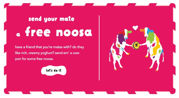 Send Some FREE Noosa Yoghurt to a Friend!