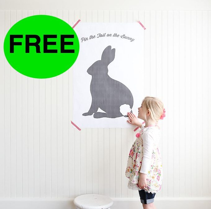 FREE Pin the Tail on the Bunny Printable!